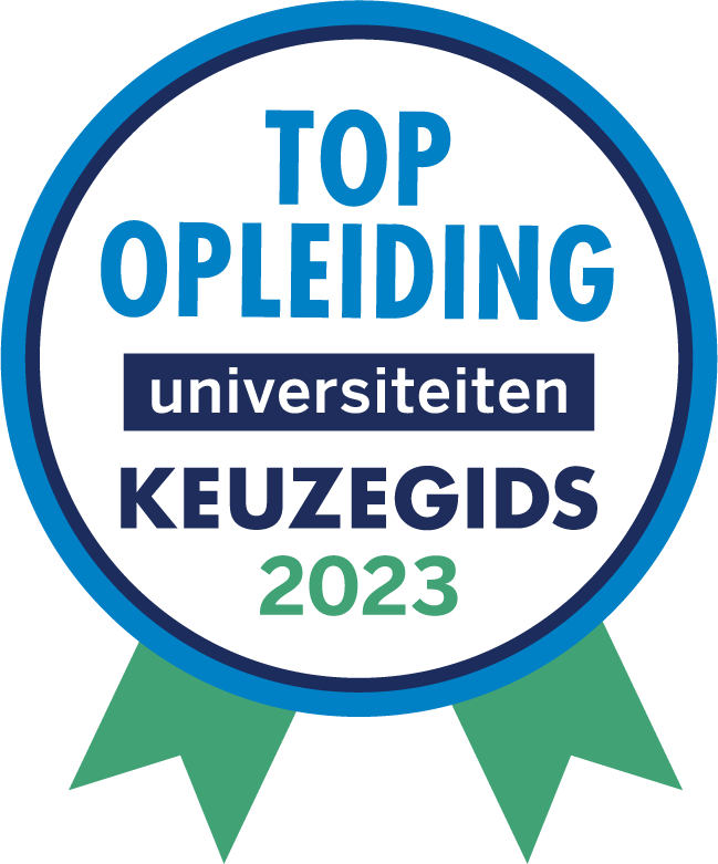 Plek in top 5 universitaire bacheloropleidingen van Nederland